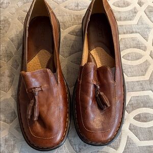 Born Chestnut Leather Men's Loafers